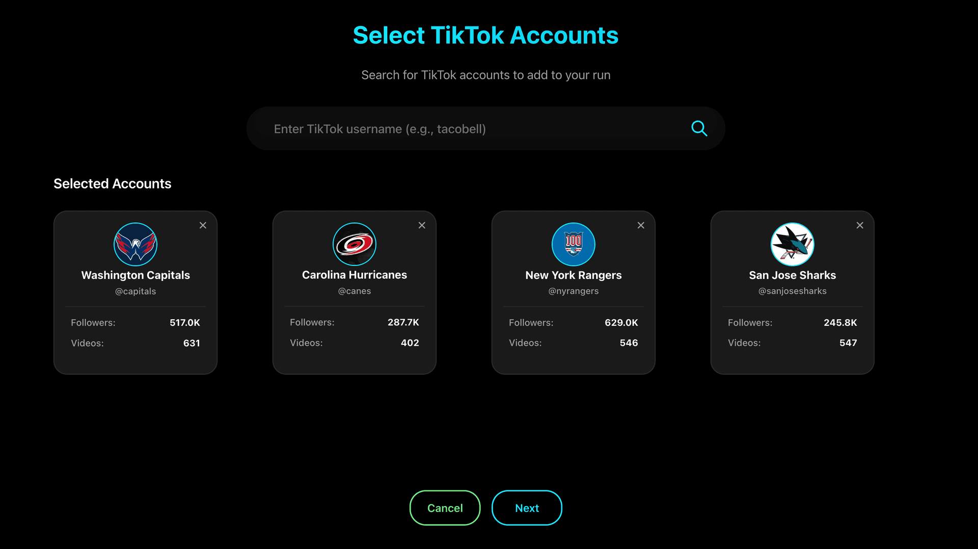 Analyze Any TikTok Account